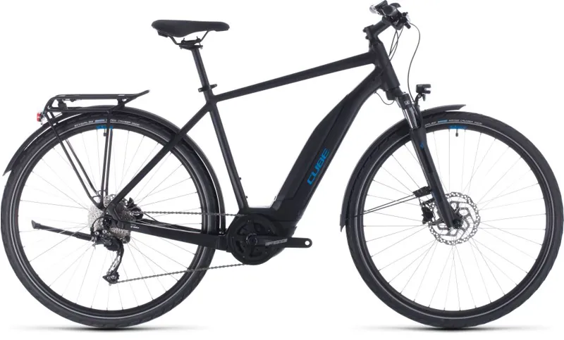 2020 Cube Touring Hybrid One 400 Black Blue 62cm